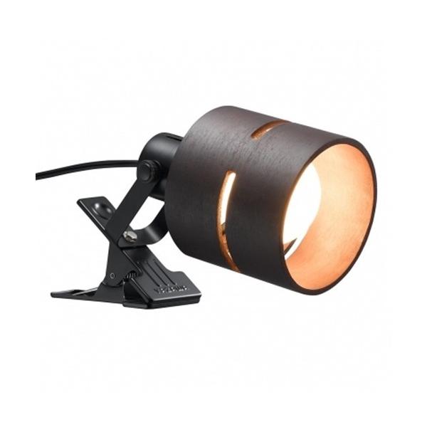 ヤザワ　CLX60X01DW　ウッドセード　クリップライト　ダークブラウン 49