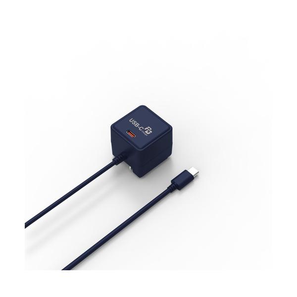 �t���[�_�� FUSB-ACC820PDNV Type-C�P�[�u����̃L���[�u�^USB AC�[�d�� 1.5m �l�C�r�[