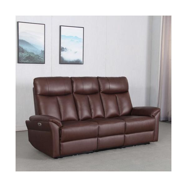 本革 電動リクライニングソファ 3人掛け ヤマダオリジナル ヤマダオリジナル 3人掛け電動リクライニングソファ レザー