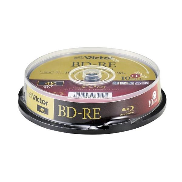 【推奨品】Victor　VBE130NP11SJ5　ビデオ用　2倍速　BD-RE　11枚パック　25GB　130分 18