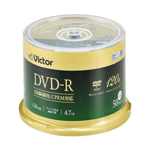 Victor VHR12JP55SJ5 �r�f�I�p 16�{�� DVD-R 55���p�b�N 4.7GB 120��