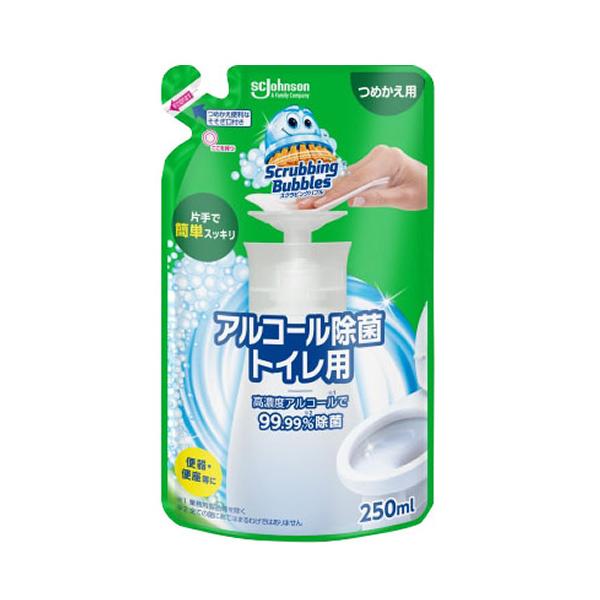 ジョンソン スクラビングバブル アルコール除菌トイレ用 つめかえ用 250ML 861