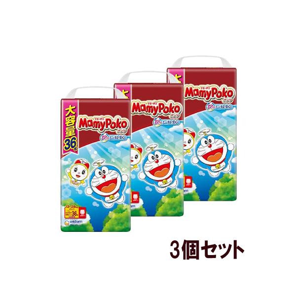 ユニ・チャーム マミーポコパンツ ドラえもん ビッグ大 36枚 【3個