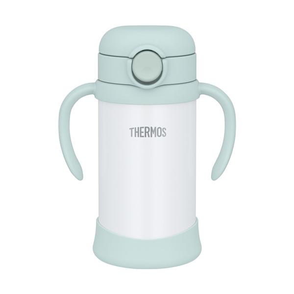 他サイト： THERMOS サーモスFJT-350-MNT まほうびんのベビーストローマグ ハンドル取り外しOK スペアストローセット付き 350ml ミントの商品画像