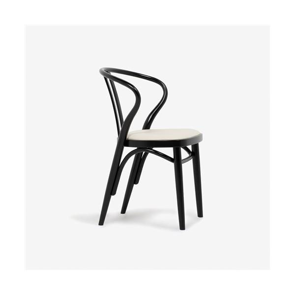 大塚家具 秋田木工 ダイニングチェア「503-OU」 ブナ材ブラック色