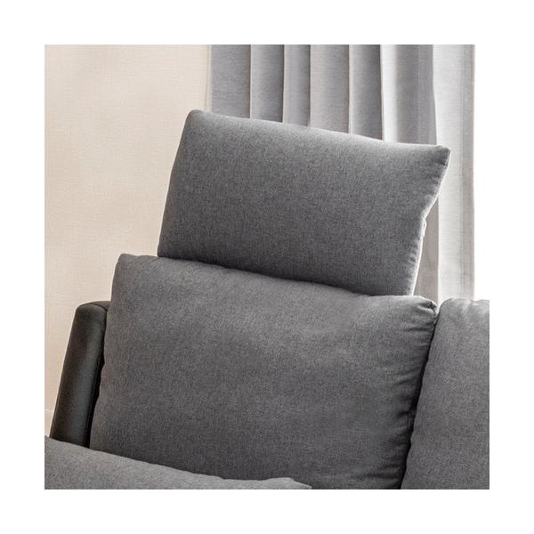 ヤマダオリジナル ［幅50］ヘッドレスト 布張り 「YHR150009GY」 グレー 448