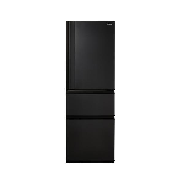 【極美品】TOSHIBA GR-W365VL 冷蔵庫 365L 東芝 東芝 冷蔵庫 356L 右開き 3ドア 幅60cm スッキリ収納3段冷凍室