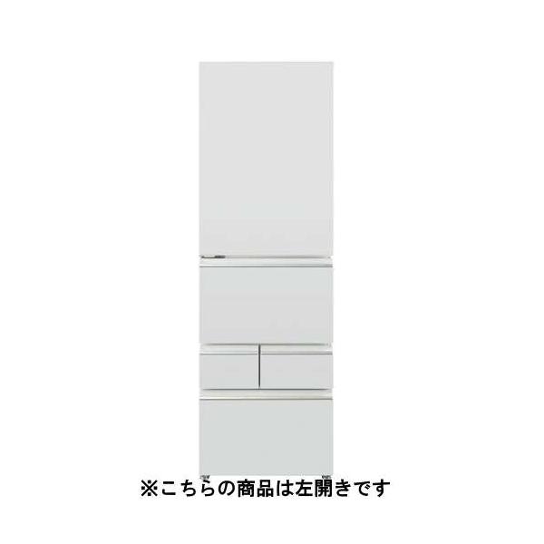 AQUA 冷蔵庫 401L 左開き 5ドア 幅60cm 真ん中野菜室 大容量冷凍室 LED