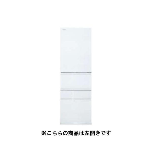 無料長期保証】東芝 冷蔵庫 452L 左開き 5ドア 幅60cm 奥行スリム 3段