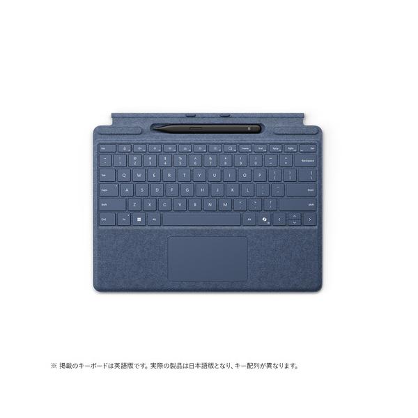 Microsoft 8X6-00209 Surface Pro キーボード（ペン収納付き／スリム ペン付き） タイプ カバー サファイア 500
