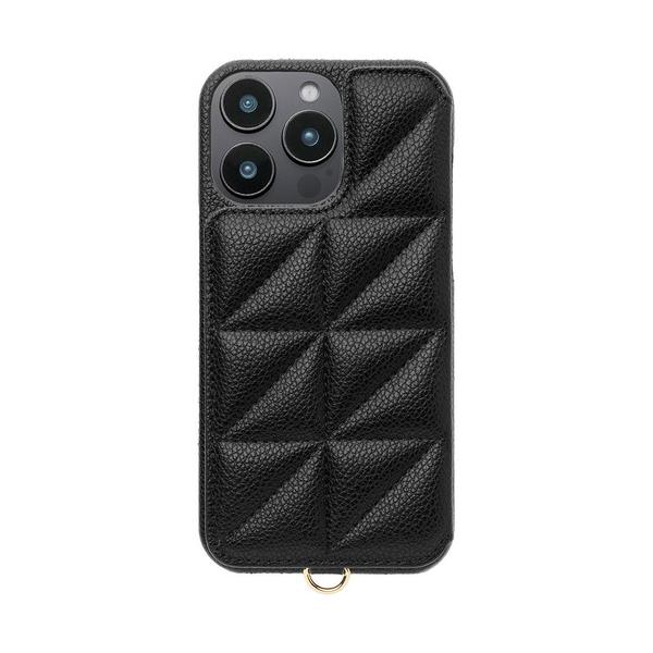 ユニケース Triangle Puffy Case for iPhone 16 Pro Max (black) UNI-CSIP24LP-2TPBK