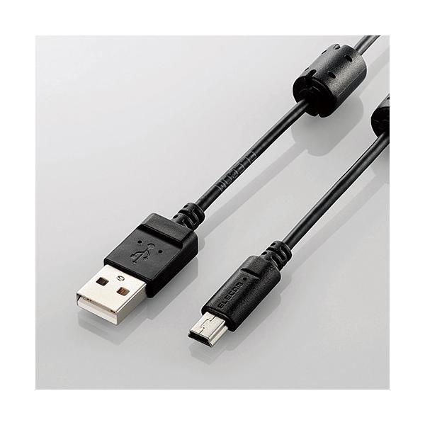 �G���R�� DGW-MF05BK �J�����ڑ��pUSB�P�[�u��(mini-B�^�C�v) 0.5m