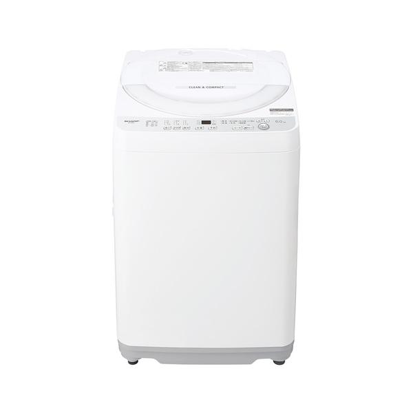 シャープ ESGE6J 全自動洗濯機 洗濯 6.0kg シルバー系 : ベスト シャープ ESGE6J 全自動洗濯機 洗濯 6.0kg シルバー系 : ベスト