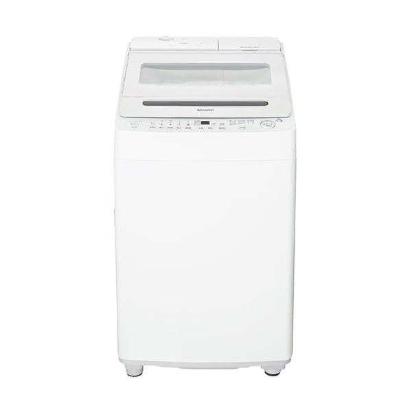 シャープ ES-SV8K-W 全自動洗濯機 (洗濯8.0kg) ホワイト系 : ベスト