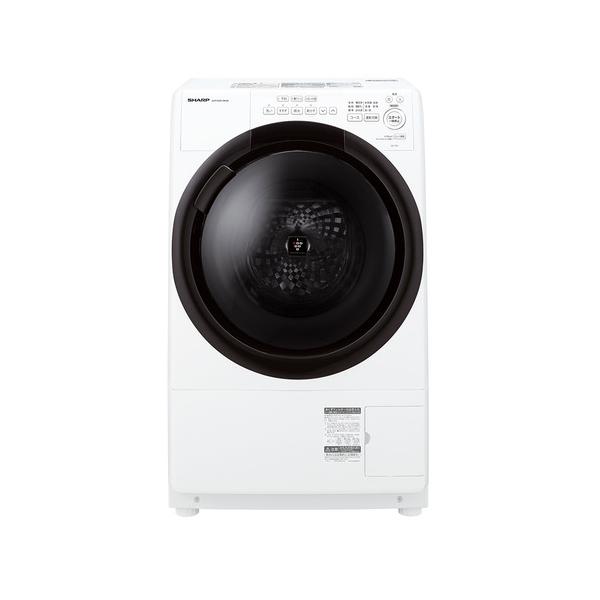 シャープ2020年製 7.0/3.5kgドラム式洗濯乾燥機 プラズマクラスター シャープ ドラム式洗濯乾燥機 右開き 洗濯7kg 乾燥3.5kg 洗濯槽自動お