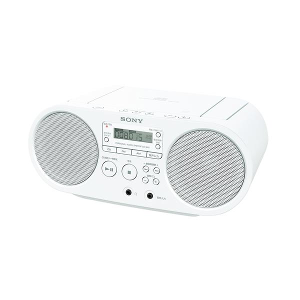 ソニー ZS-S40-W CDラジオ（ホワイト） ラジオ