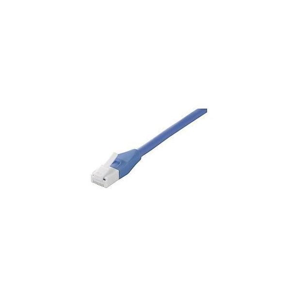 �c���̐܂�Ȃ� LAN�P�[�u�� �J�e�S���[6a  �X�g���[�g  �t���b�g�^�C�v 2m �u���[ BSLS6AFU20BL