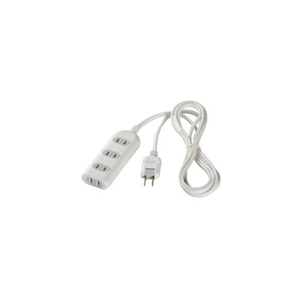 �o�b�t�@���[ BSTAPST2430WH 2�s�����d���^�b�v 4���^�C�v 3m �z���C�g