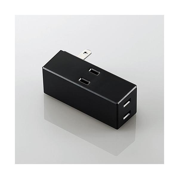 他サイト： エレコム T-TR04-2300BK トリプルタップ(サイドタイプ) ブラックの商品画像