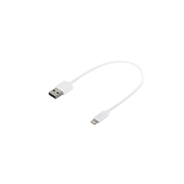 obt@[ BSIPC11UL02TWH iPone^iPadΉ USB2.0P[uA to Lightning MFiF 0.2m zCg