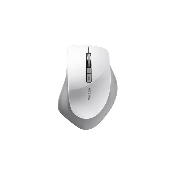 バッファロー 2.4Ghzワイヤレスマウス BlueLED光学式/静音/5ボタン DPI切り替えタイプ（ホワイト）BSMBW320シリーズ BSMBW320WH n5ksbvb 2.4Ghzワイヤレスマウス BlueLED光学式/静音/5ボタン DPI