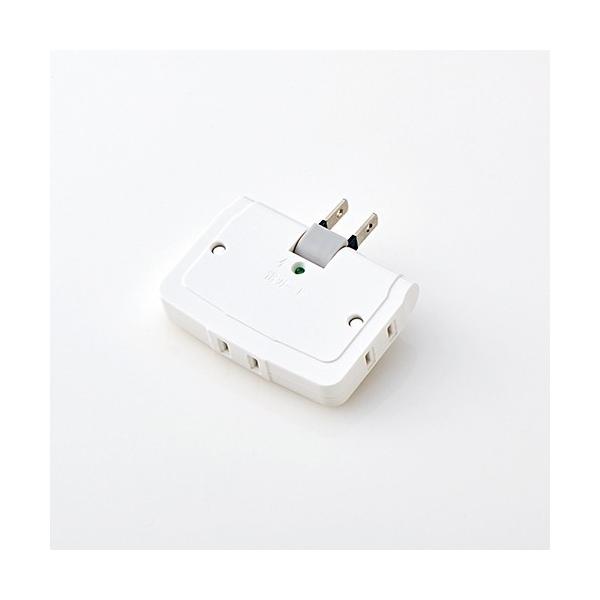 他サイト： タップ エレコム 雷ガード T-KTR04WH コーナータップ(雷ガード付き)の商品画像