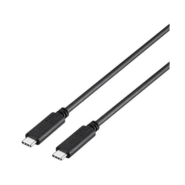 obt@[ BSUCC312P3A10BK USB3.1 Gen2P[u(Type-C to Type-C)USB Power Delivery(3A)Ή 1.0m ubN