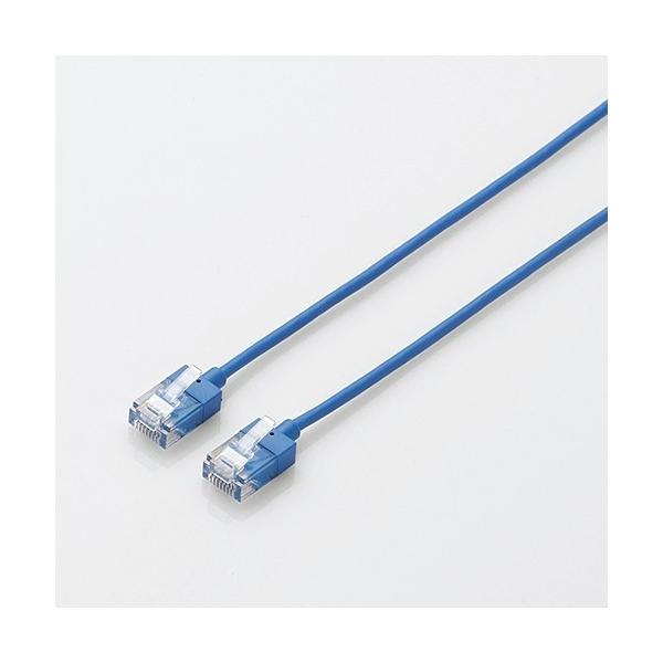 �G���R�� LD-GPASS/BU15 LAN�P�[�u�� 15m CAT6A���� 10GBASE-T�Ή� ���g���ш�500MHz �X�[�p�[�X���� �u���[