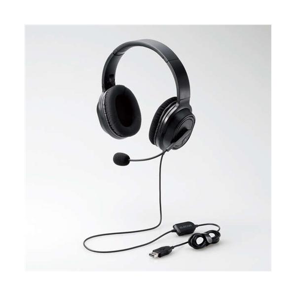 �G���R�� HS-HP30UBK �����I�[�o�[�w�b�h�^�C�v USB �w�b�h�Z�b�g