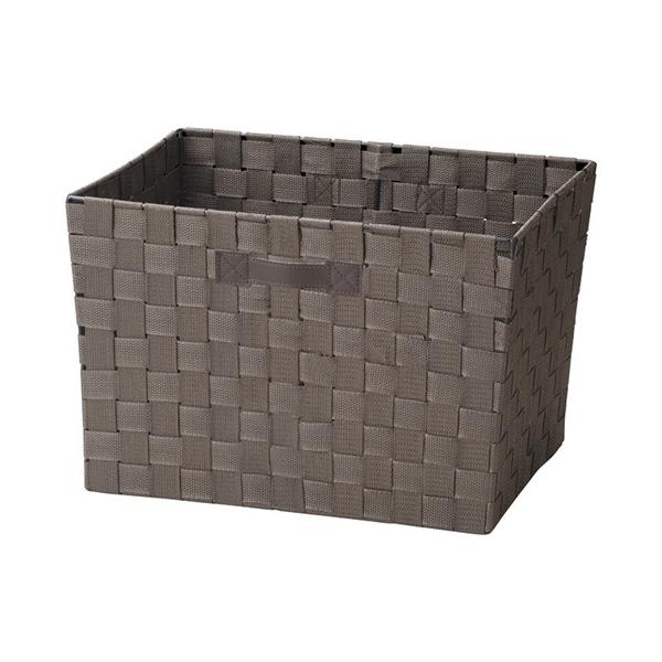 収納ボックス バスケット かご ブラウン SF-903 幅38×奥行26×高さ25cm