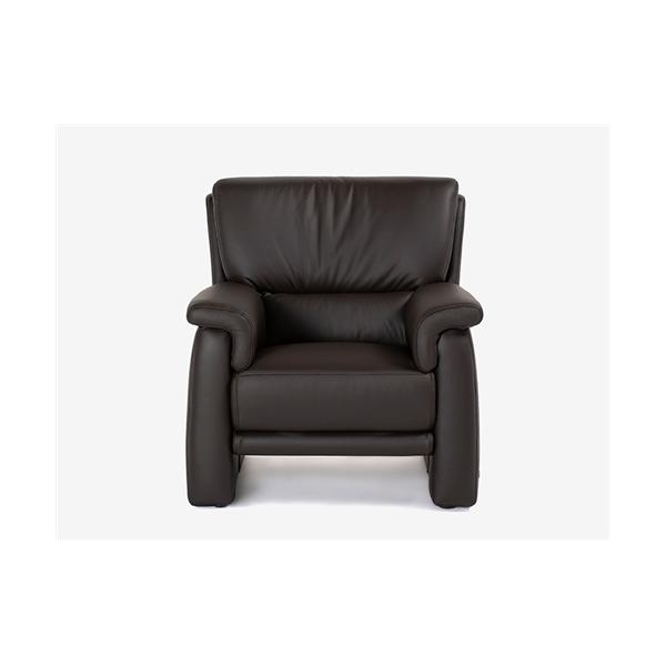 大塚家具 [1人掛] ドイツ製 アームチェア「ベルク」本革 総革張り #24