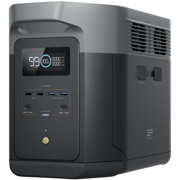 エコフロー(EcoFlow) EcoFlow DELTA 2 Max 2048Wh ポータブル電源 EFDELTA2Max-JP 容量2048Wh 定格出力2000W