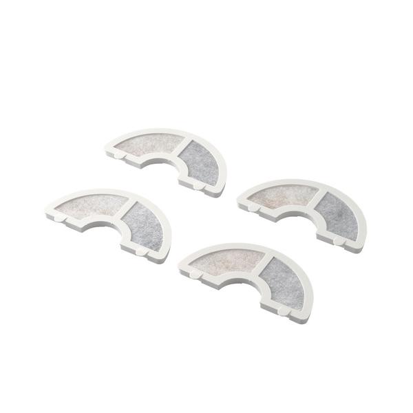 他サイト： エレコム PET-WD02FT4 ペット用自動給水器 交換用軟水化フィルター 4枚入り イオン交換樹脂の商品画像