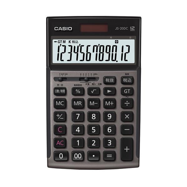 カシオ計算機 JS20DCGBN 本格実務電卓(ジャストタイプ) 12桁 カシオ計算機 JS20DCGBN 本格実務電卓(ジャストタイプ) 12桁