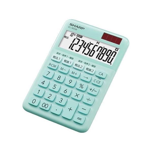 シャープ EL-M336-GX 電卓 グリーン系ELM336GX : ベスト電器Yahoo!店
