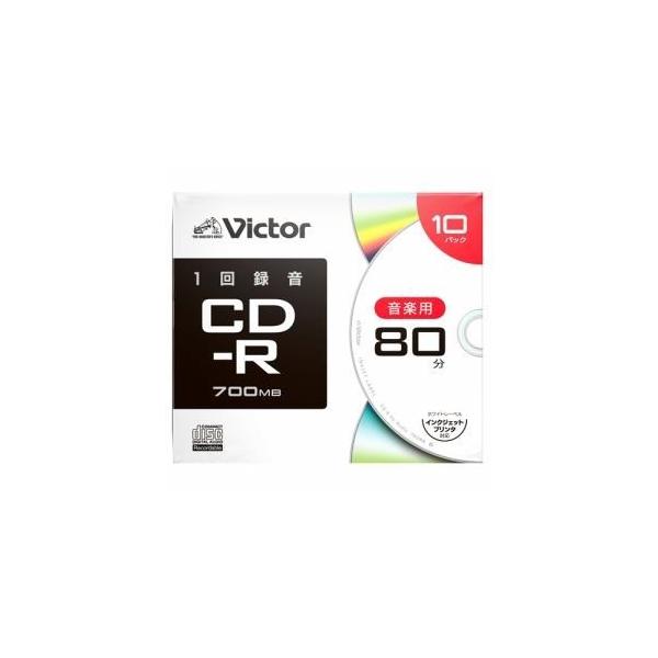 Victor(rN^[) AR80FP10J2 yp CD-R  v^Ή 10 P[X