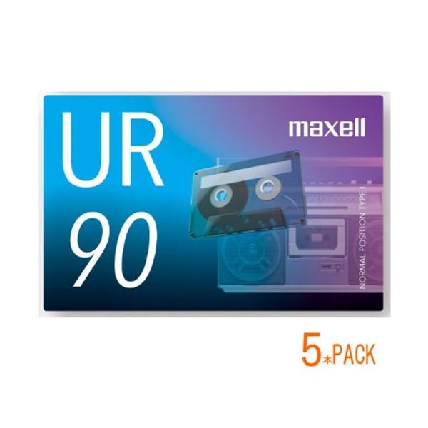 maxell　UR-90N5P　カセットテープ　90分×5本セット 56