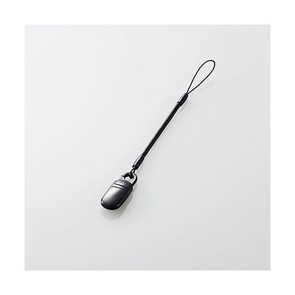 他サイト： ELECOM（エレコム） P-STCP30BK スマートフォン用クリップストラップ ブラック 300mmの商品画像