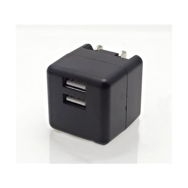t[_ FUSB-AC524BK USB 2|[g L[u^USB AC[d 2.4A   ubN