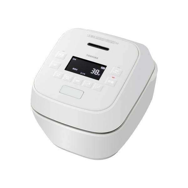 東芝 RC-10SGX(W) 真空圧力IH炊飯器 炎匠炊き 備長炭かまど丸釜 5.5合