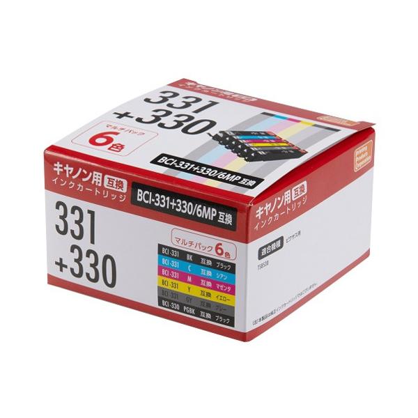 PPC PP-YC331-6P キャノン用互換インク(6色セット) PPYC3316P