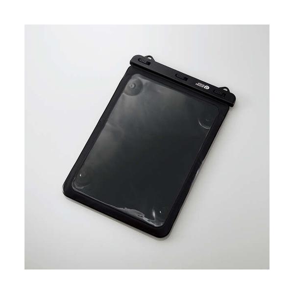 他サイト： エレコム TB-WPSB13BK タブレット用防水ケース／IPX8／お風呂用 TBWPSB13BKの商品画像