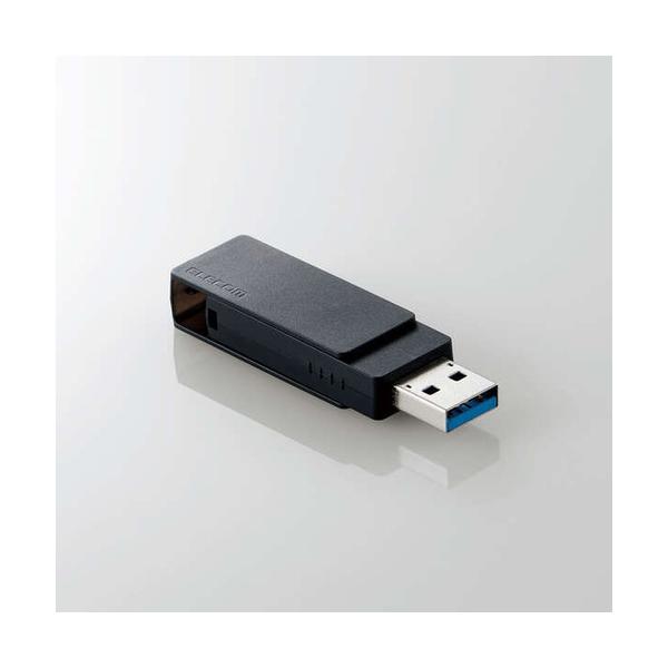 エレコム MF-RMU3B032GBK キャップ回転式USBメモリ(ブラック) MFRMU3B032GBK 124