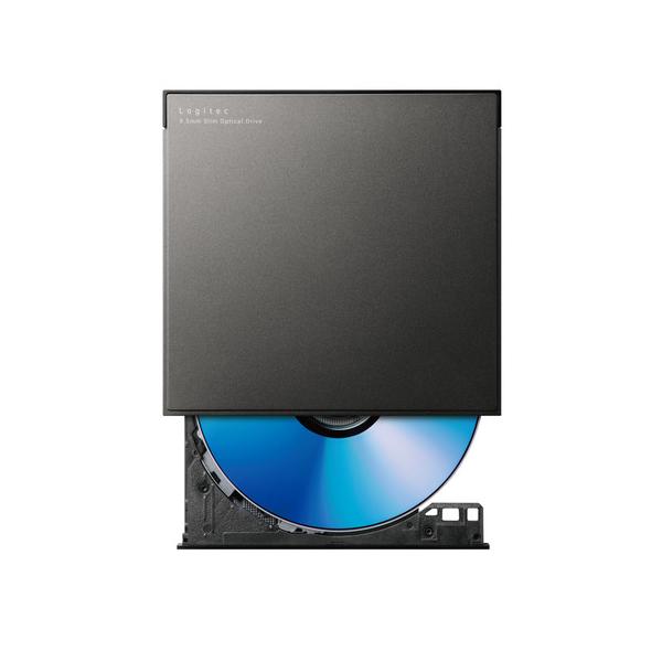 ロジテック LDR-PWA8U3CLBK Type-A／C対応 書込ソフト付 USB3.2(Gen1) ポータブルDVDドライブ ブラック  124