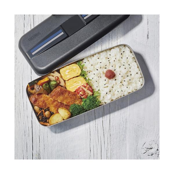 他サイト： THERMOS サーモスDSD-704 L-BK フレッシュランチボックス 0.7L ラインブラックの商品画像