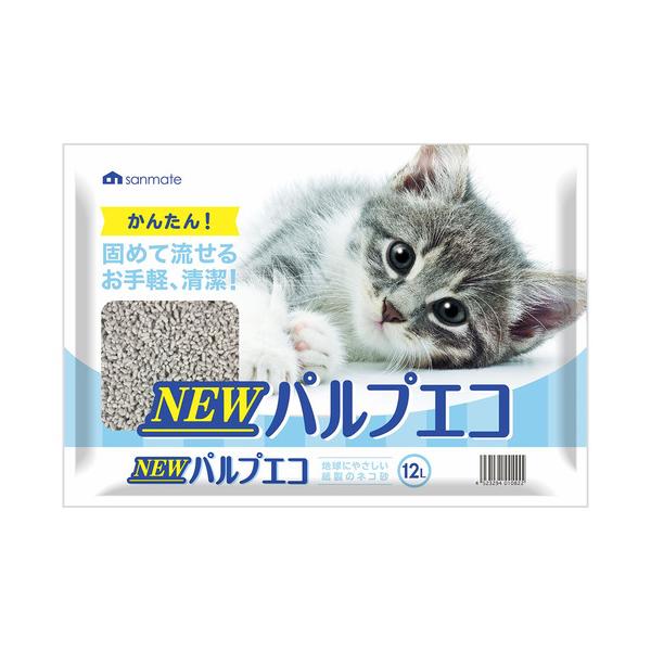 サンメイト ＮＥＷパルプエコ 猫砂 12L 866