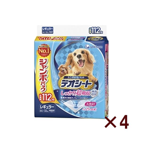 ユニ・チャーム デオシートジャンボパックレギュラー １１２枚 【4個セット】 866