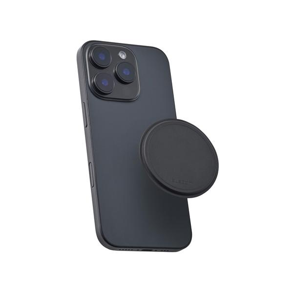 エレコム AMS-WMAGPDBK 強力マグネットパッド 壁掛け スマホホルダー MagSafe iPhone専用 水回り対応 360度調整 ブラック   500