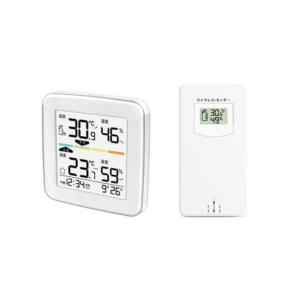 meishin MRF25 ワイヤレスレスデジタル温湿度計 簡易熱中症4段階指標表示機能搭載  500