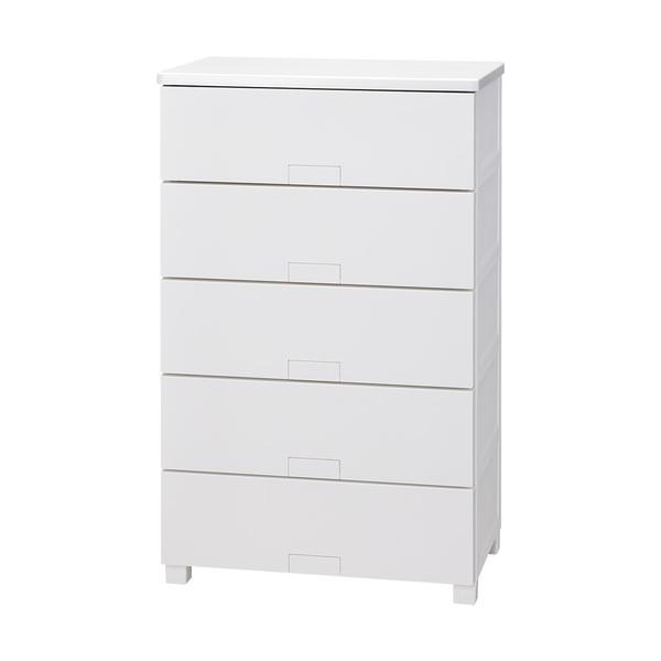 天馬 フィッツチェストFF6505 フルフラット 5段 収納 タンス ホワイト 446